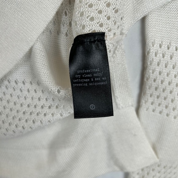NWT Rag & Bone Genevieve Raglan Pullover Top Knit‎ Sweater White XS **FLAW** - Picture 4 of 11